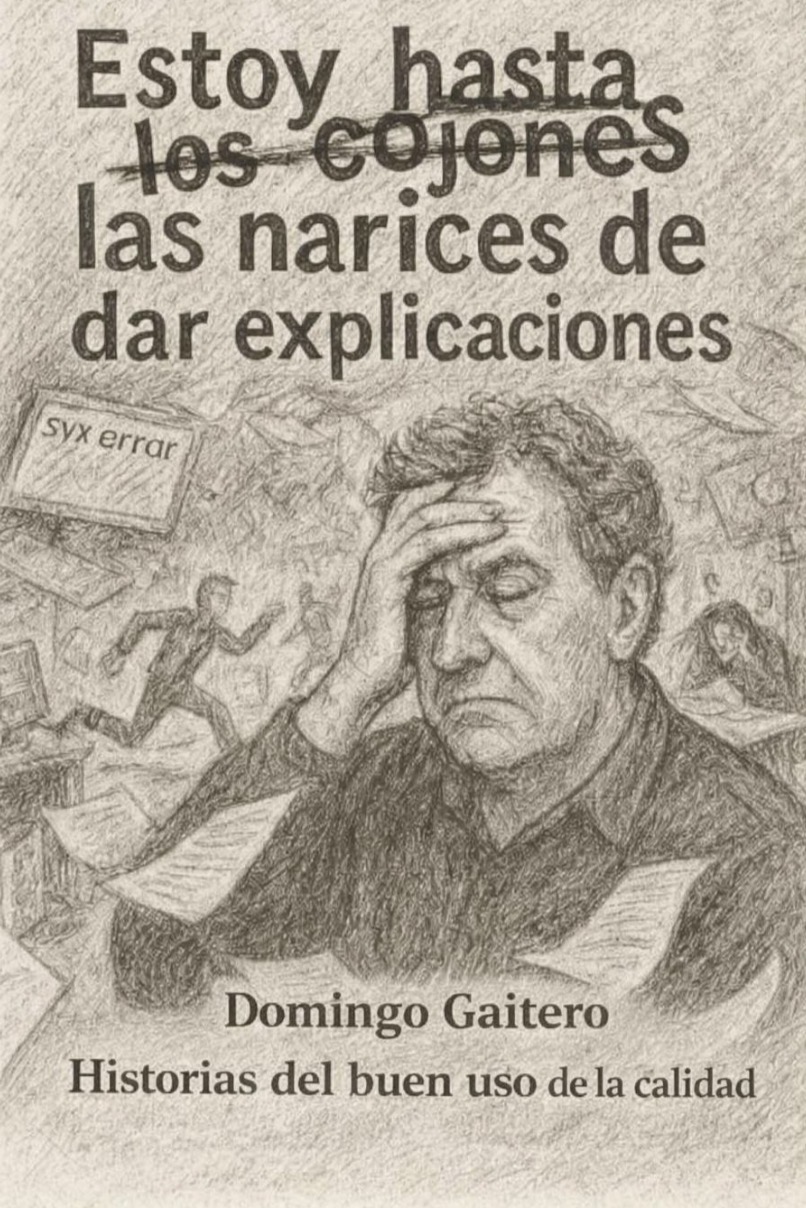 Portada del libro Estoy hasta las narices de dar explicaciones de Domingo Gaitero